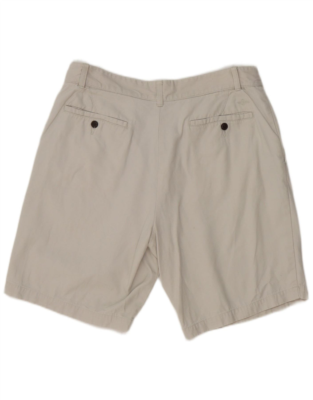 Dockers Herre Khakis Chino Shorts W34 Large Grå Bomuld
