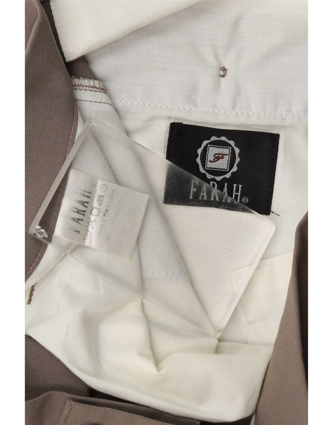 Farah Herre Tapered Chino Bukser W38 L27 Brun Polyester