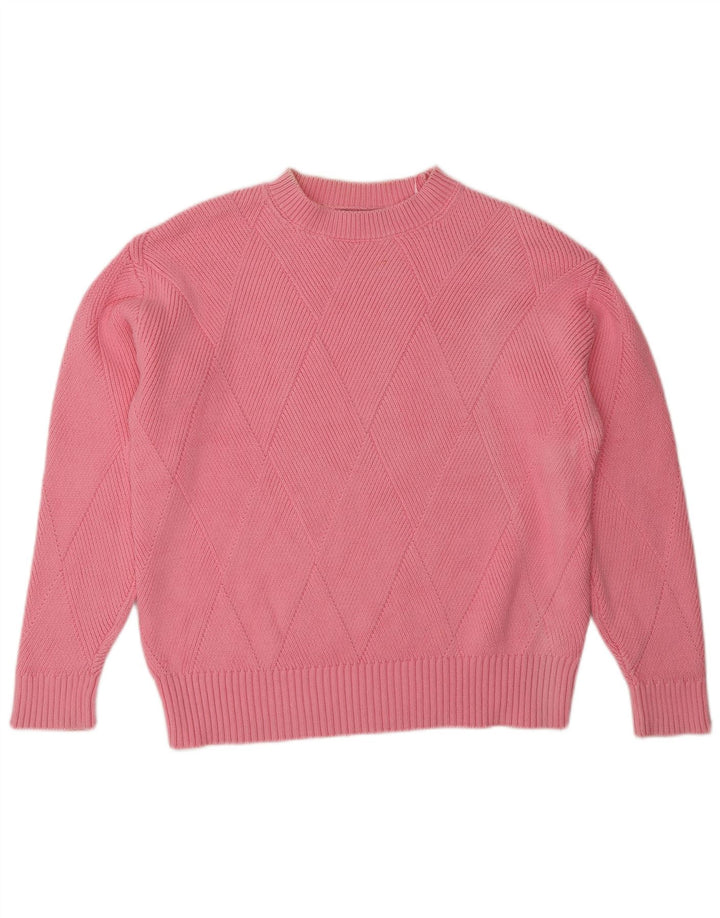 Marks & Spencer Dame sweater med rund hals DK 14 Medium Pink