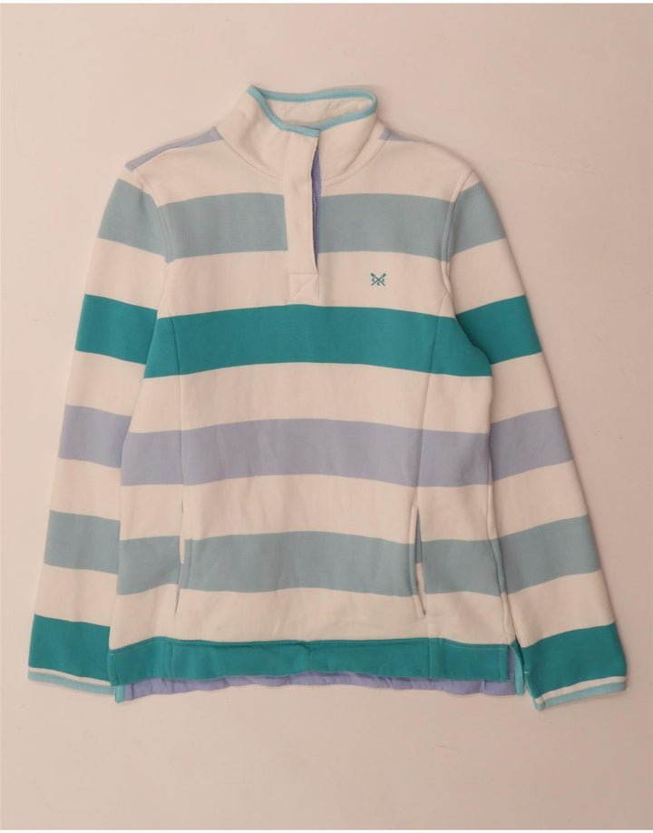 Crew Clothing Dame Sweatshirt Jumper UK 8 Small Multicolored Striped
