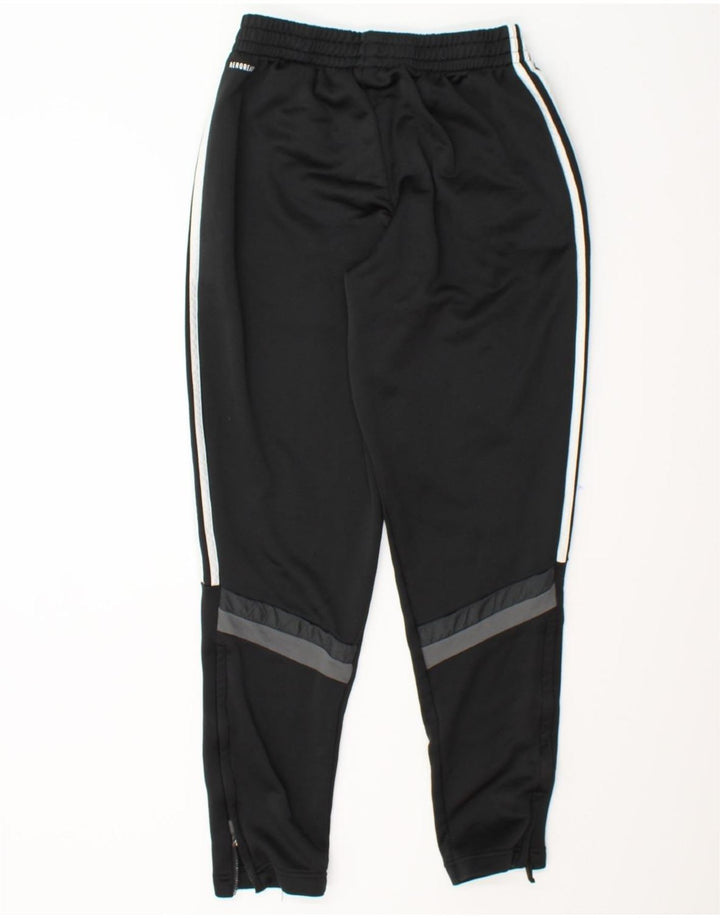 ADIDAS Womens Aeroready Tracksuit Trousers UK 12 Medium  Black Polyester Vintage Adidas and Second-Hand Adidas from Messina Hembry 