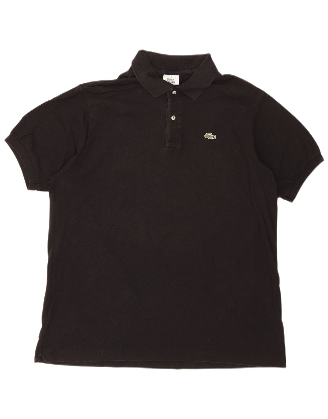 LACOSTE Poloshirt til mænd str. 6 XL Sort bomuld