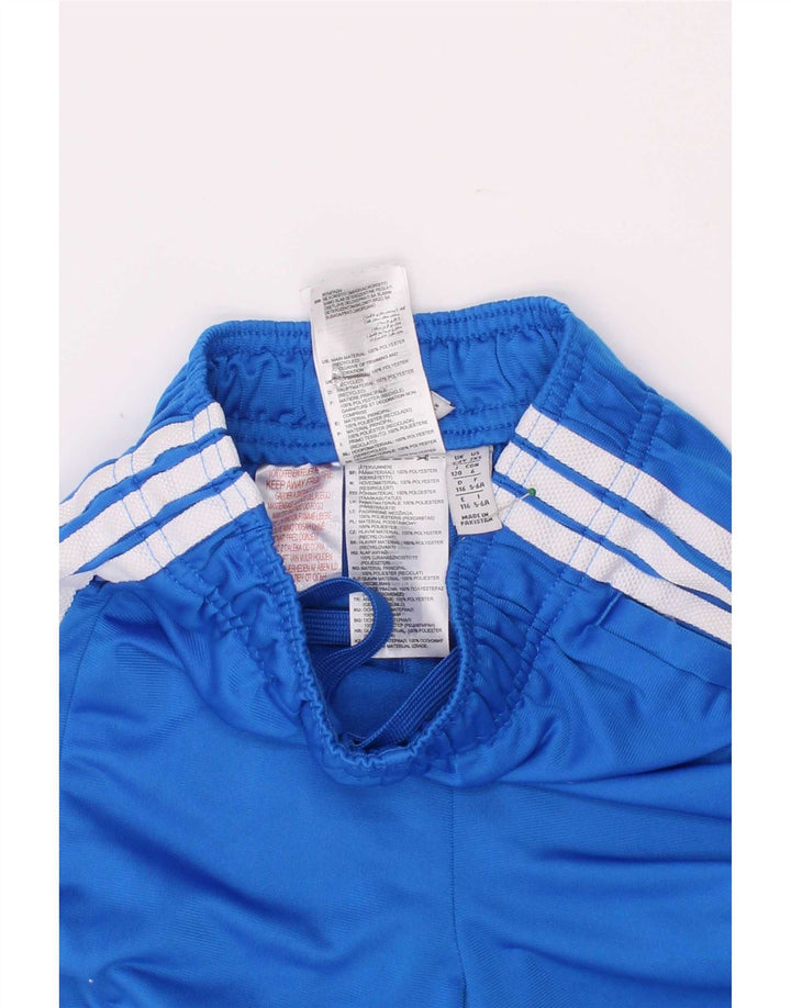 Adidas Drenge Træningsdragt Bukser Joggers 5-6 År Blå Polyester