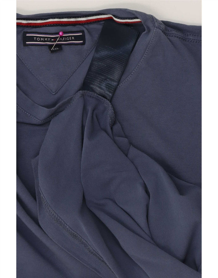 Tommy Hilfiger Herre Top Langærmet 2XL Navy Blue Bomuld