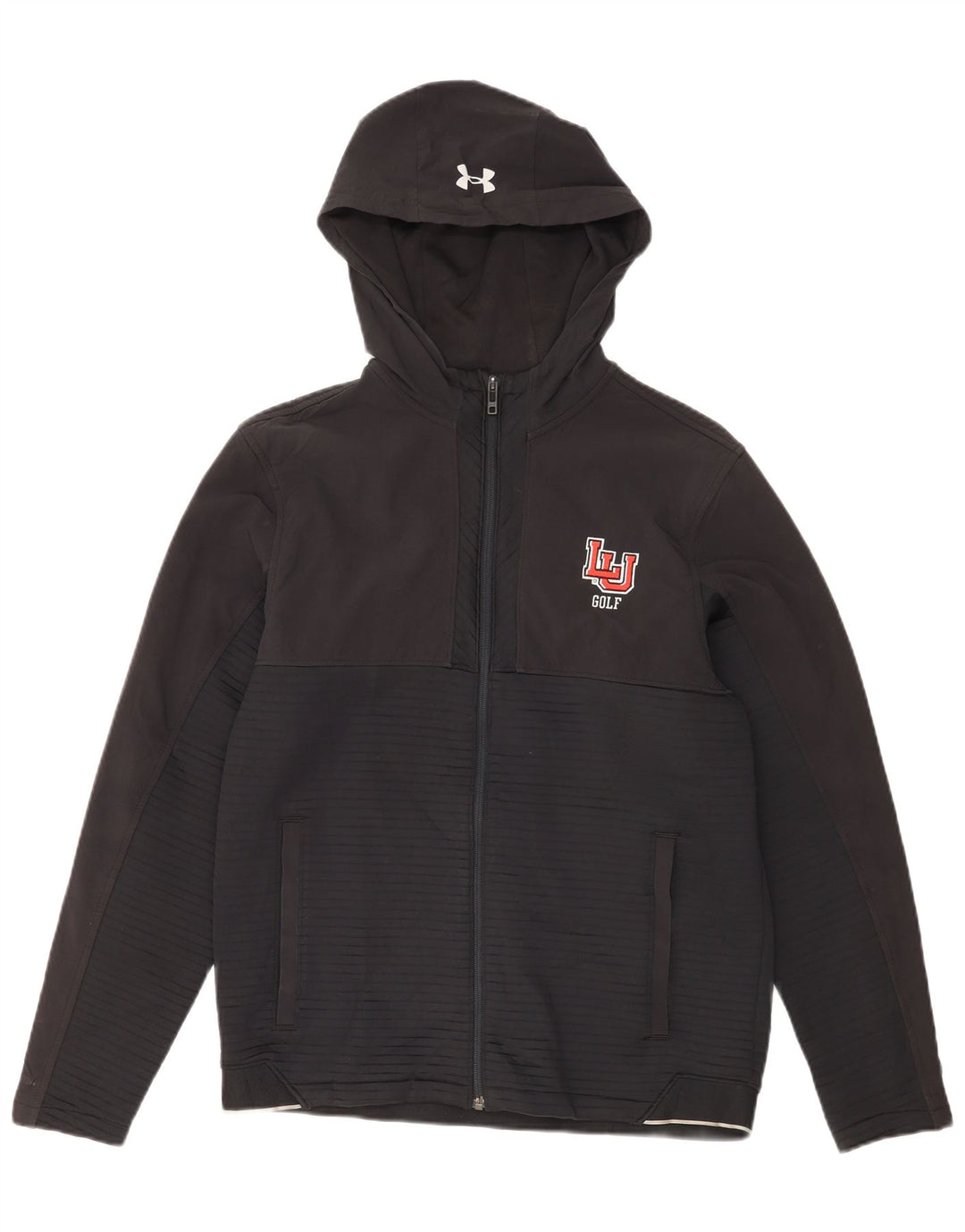 Under Armour Herre hættetrøje med lynlås mellem sort
