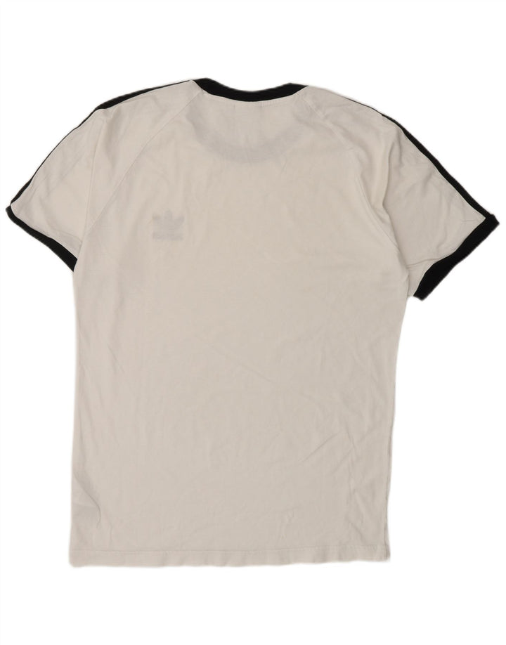 Adidas Herre T-Shirt Top Stor Hvid Bomuld