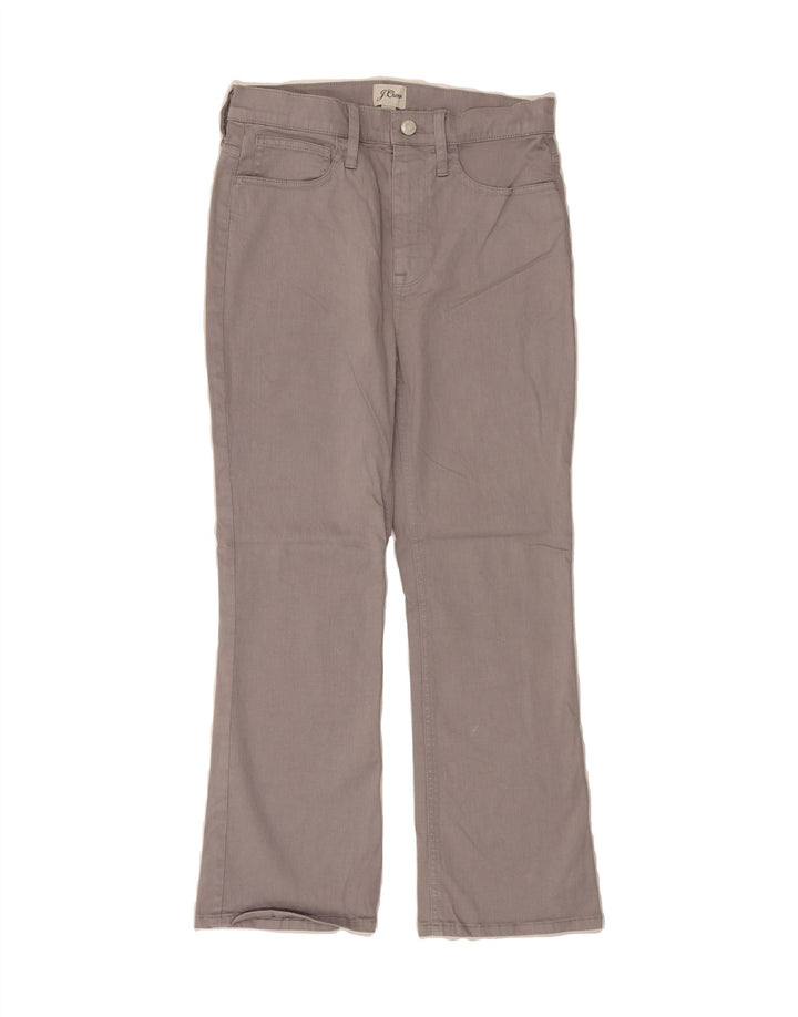 J. CREW Womens Bootcut Casual Trousers W27 L25 Grey Cotton Vintage J. Crew and Second-Hand J. Crew from Messina Hembry 
