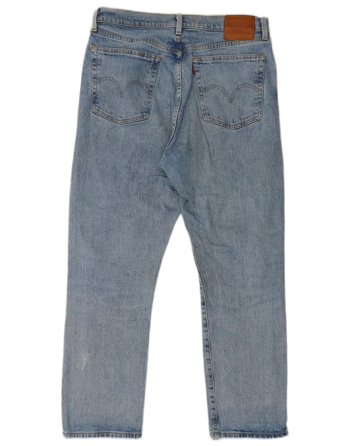 Levi's Herre 501 lige jeans W31 L26 blå bomuld