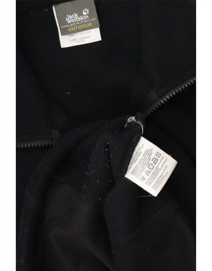 Jack Wolfskin Herre Liner Fleece Jacket UK 40 Large Navy Blue Polyester