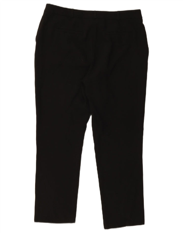 M&Co Dame Slim Chino Bukser UK 12 Medium W32 L25 Sort Polyester