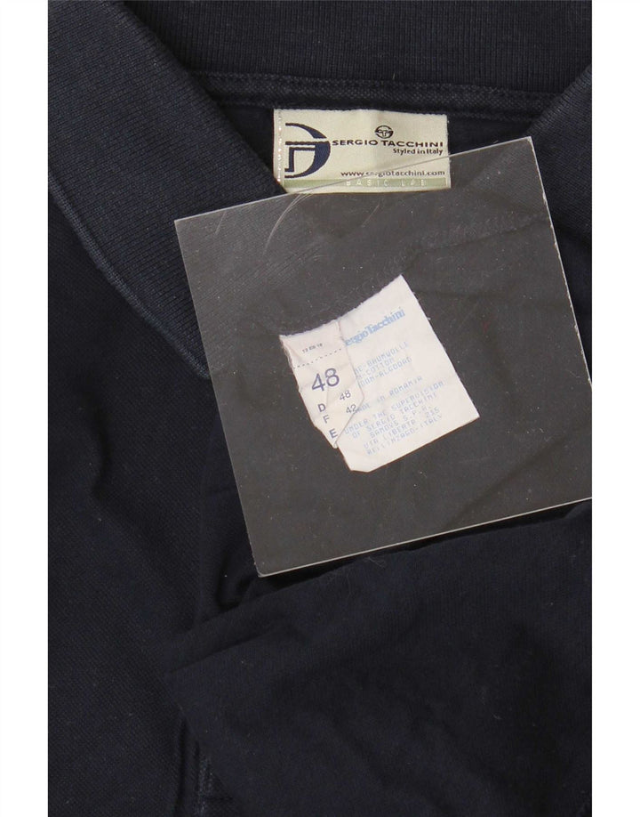 Sergio Tacchini Polo skjorte til mænd IT 48 Mellem marineblå bomuld