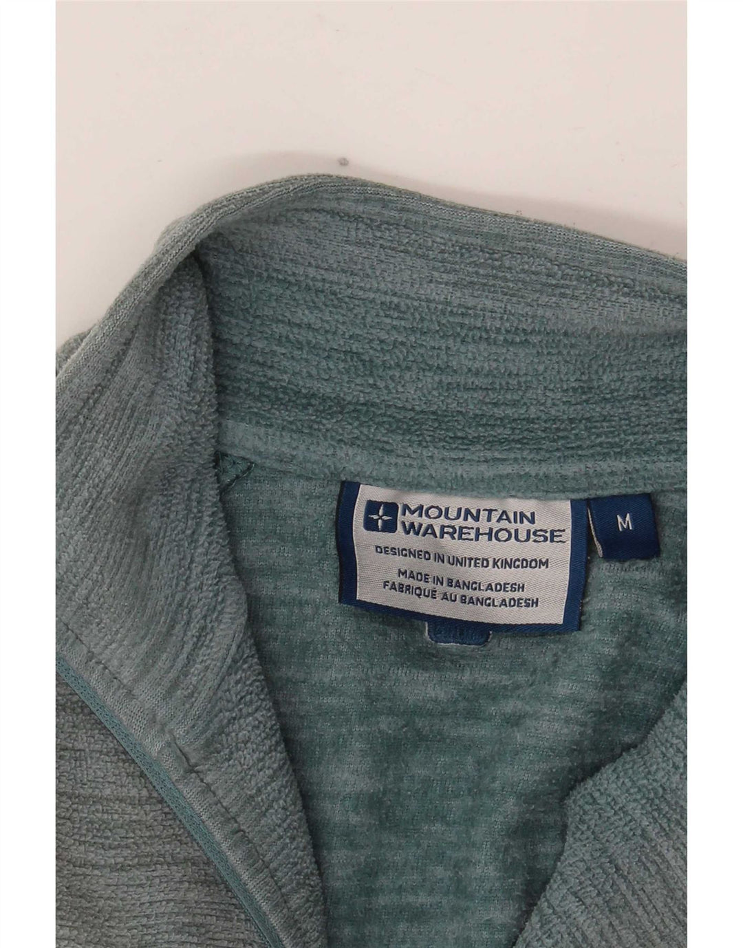 Mountain Warehouse Herre Zip Neck Fleece Jumper Medium Blue