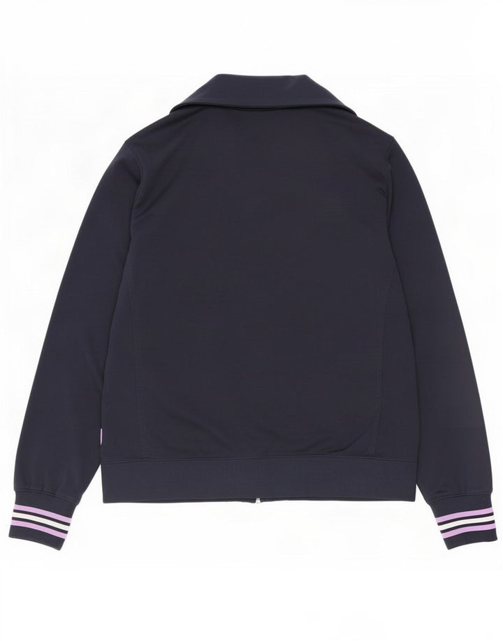 Champion Womens træningsdragt Topjakke UK 14 Medium Navy Blue Colourblock