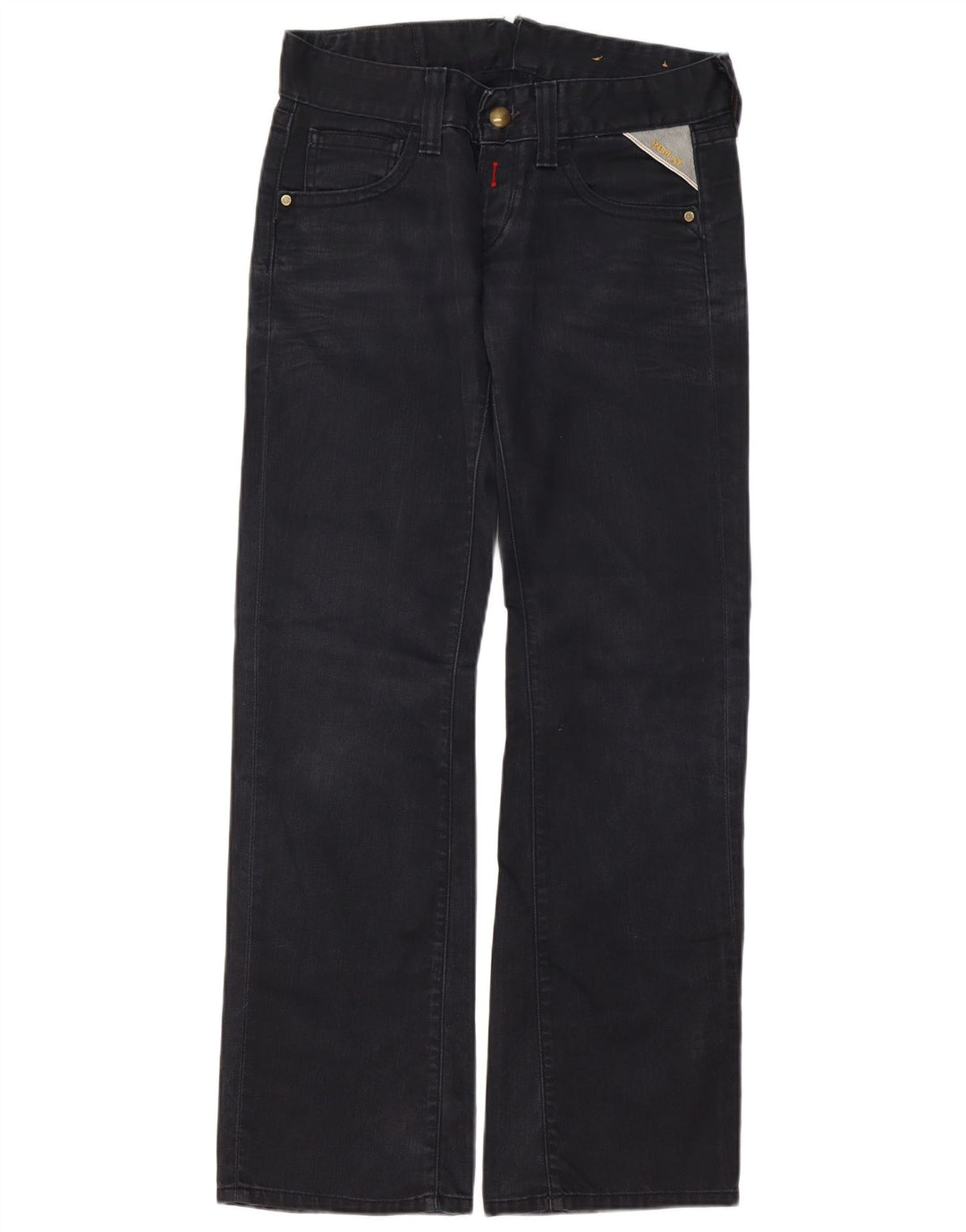 Replay Dame Bootcut Jeans W30 L32 Sort Bomuld