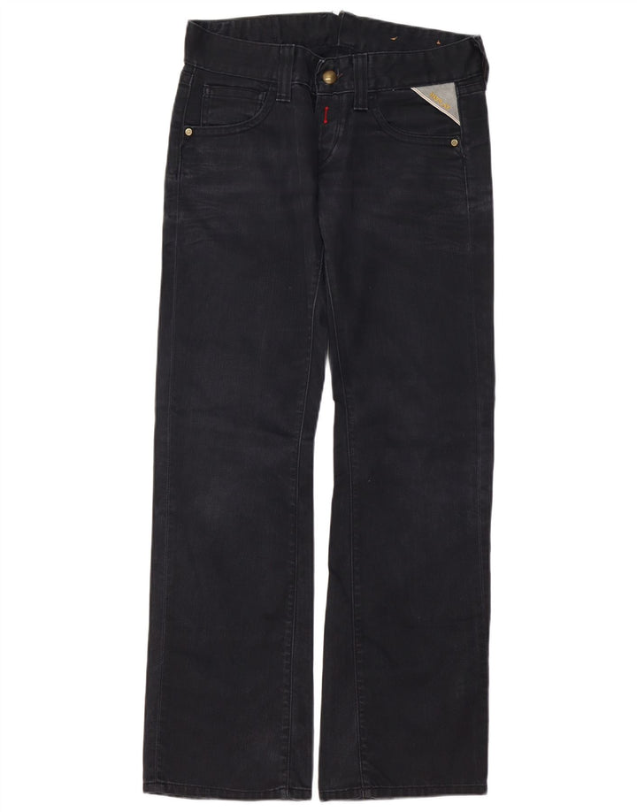 Replay Dame Bootcut Jeans W30 L32 Sort Bomuld