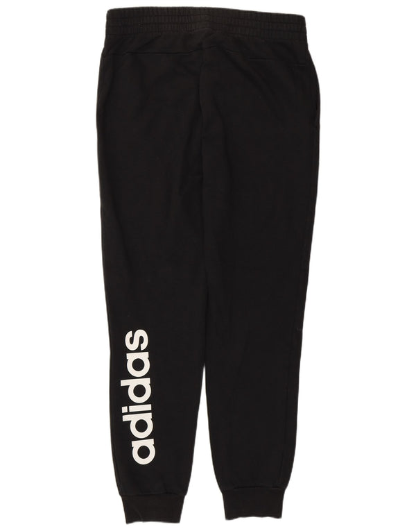 Adidas Graphic Tracksuit Bukser til kvinder Joggers UK 12/14 Medium Black