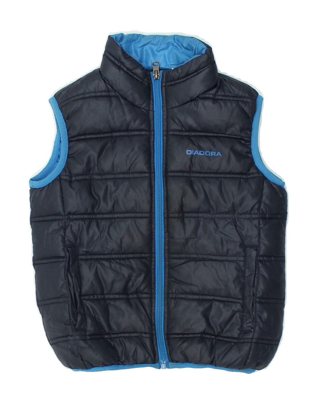 DIADORA Boys Padded Coat 5-6 Years Small Black Polyester | Vintage Diadora | Thrift | Second-Hand Diadora | Used Clothing | Messina Hembry 