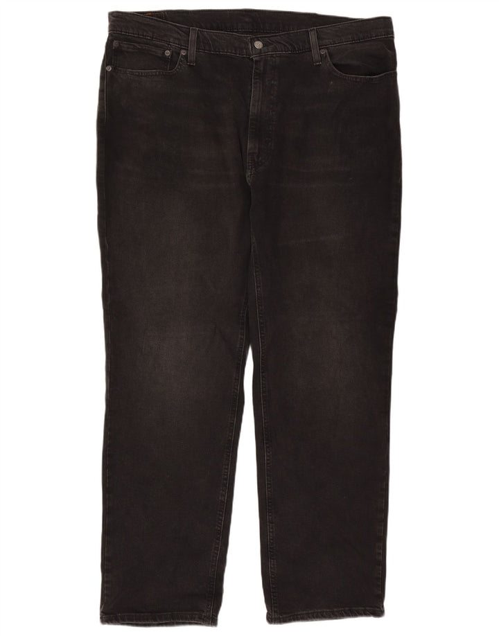 Levi's Herre 541 tilspidsede jeans W40 L32 sort bomuld