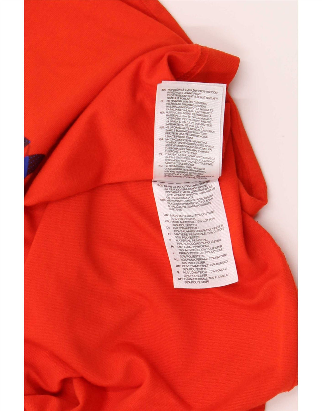 Adidas Herre Climalite grafisk T-shirt top lille orange bomuld