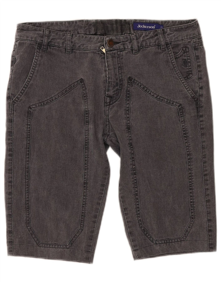 JECKERSON Chino Shorts til mænd W29 Mellem sort bomuld