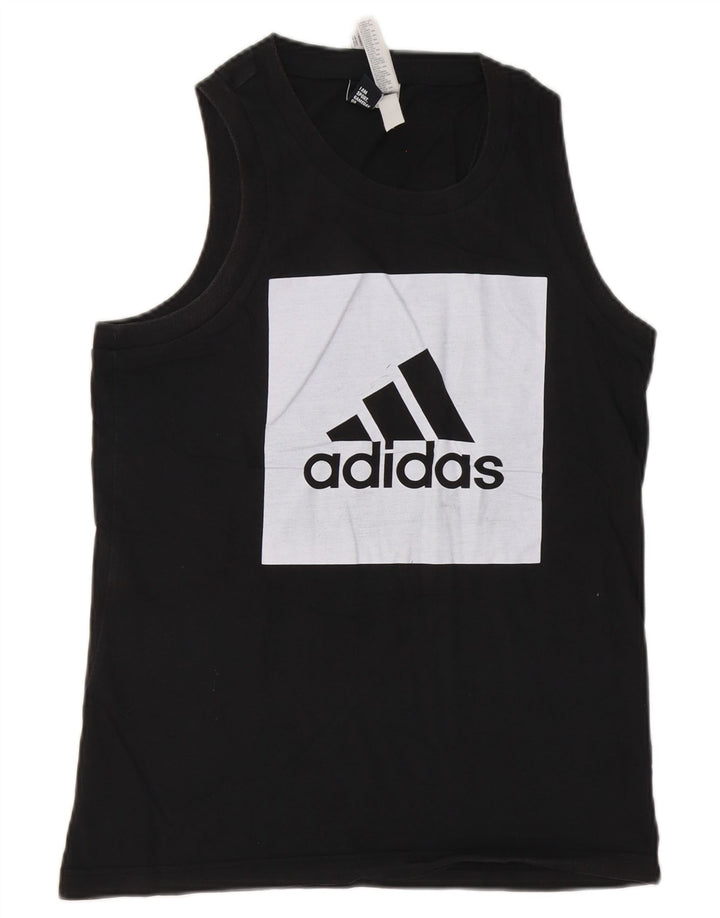 Adidas Herre Grafisk Vest Top Lille Sort Bomuld