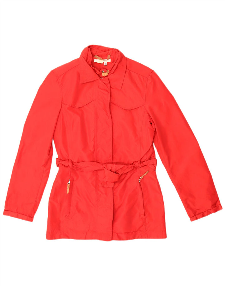 Zara Womens Utility Jacket UK 10 Lille rød nylon