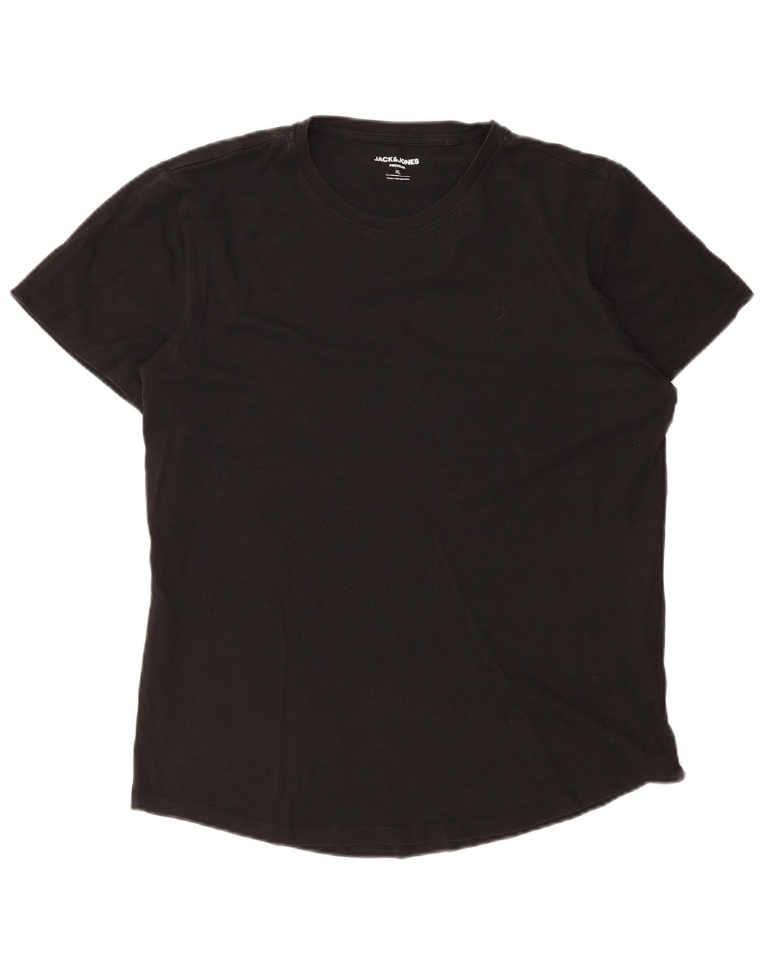 Jack & Jones Herre T-Shirt Top XL Sort Bomuld