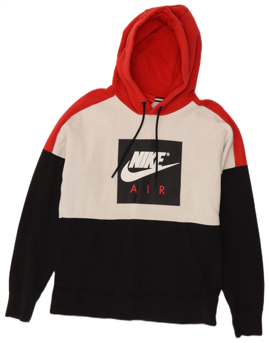 Nike grafisk hættetrøje til mænd, lille flerfarvet Colourblock Bomuld