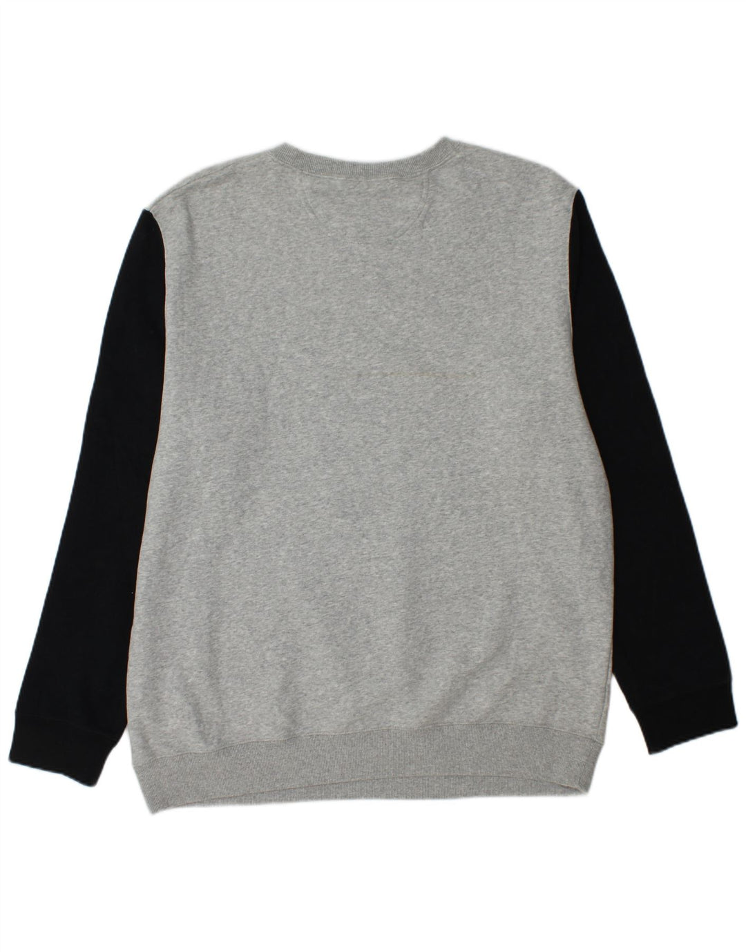 CONVERSE Grafisk sweatshirt til mænd XL Grå Colourblock Bomuld