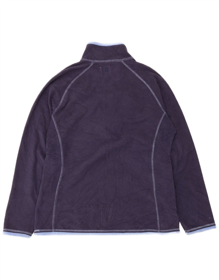 Mountain Warehouse Dame Fleece Jumper med lynlås DK 14 Medium Navy Blue