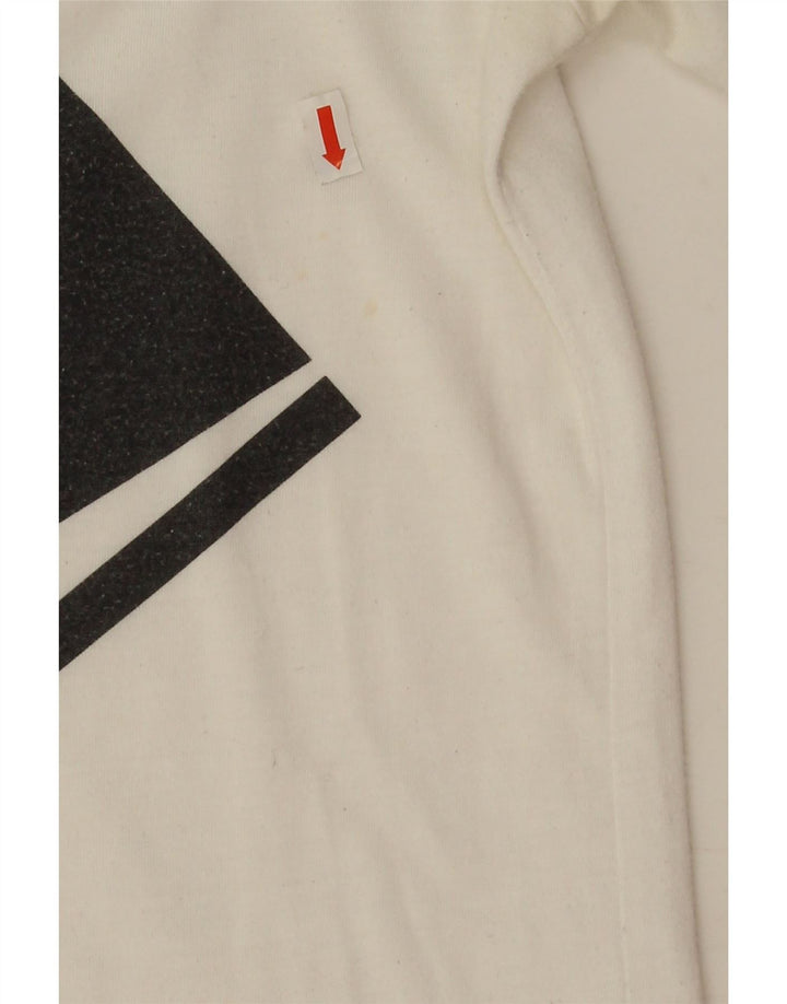 Nike oversized grafisk T-shirt top til kvinder DK 6 XS hvid polyester