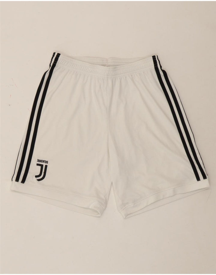 Adidas Dame Juventus Sports Shorts UK 8 Small White Polyester