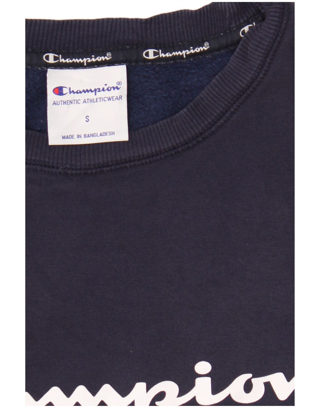 Champion Herre grafisk sweatshirt Jumper lille marineblå bomuld