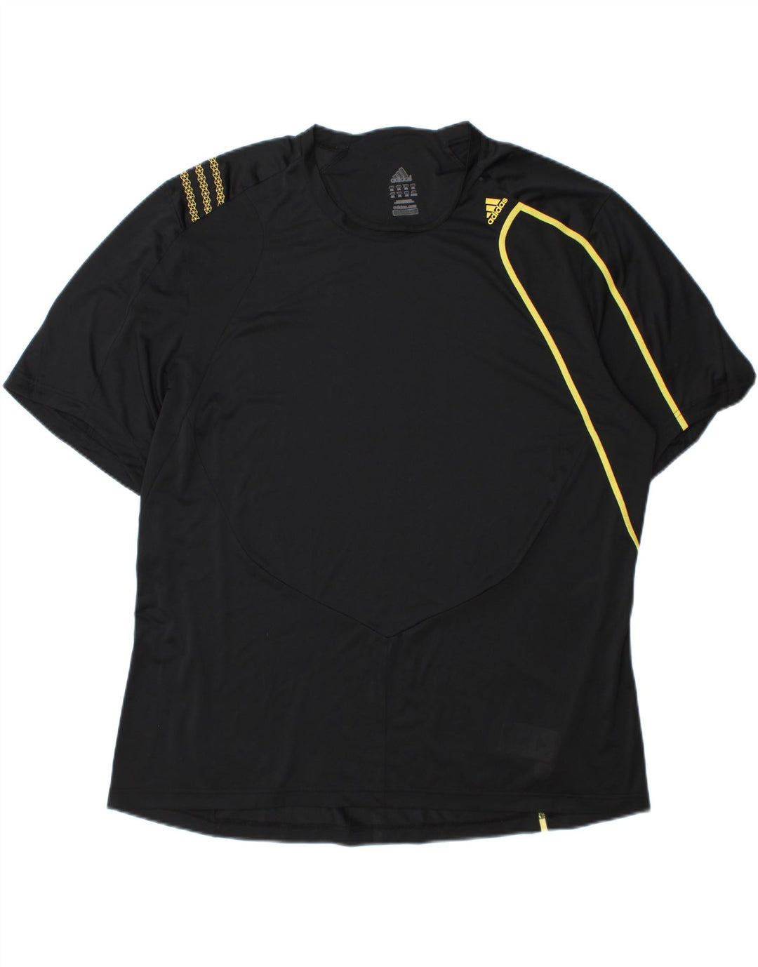 ADIDAS Herre T-Shirt Top XL Sort Polyester