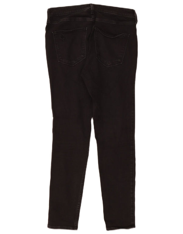 Hollister Womens High Rise Jegging Skinny Jeans US 11 Large W30 L28 Black