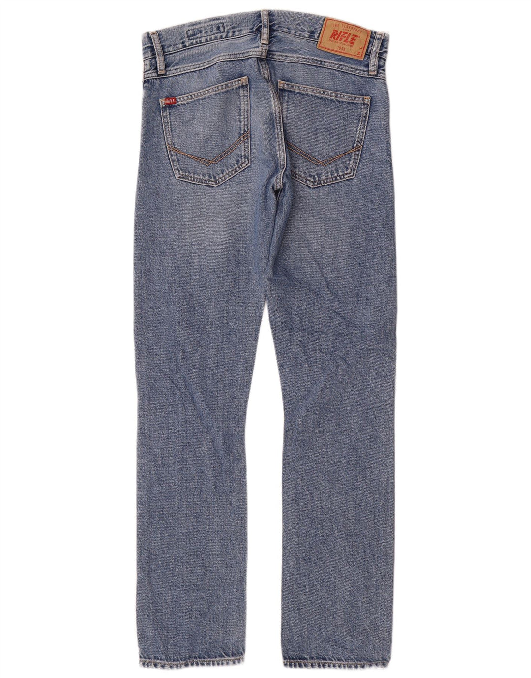 Rifle Dame Luke Straight Jeans W30 L32 Blå Bomuld