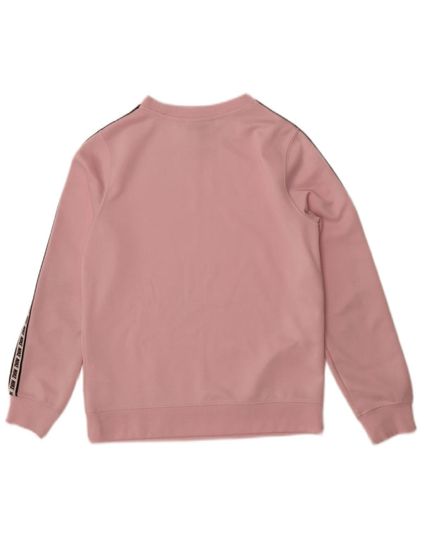 Nike Girls Graphic Sweatshirt Jumper 10-11 år Medium Pink Polyester