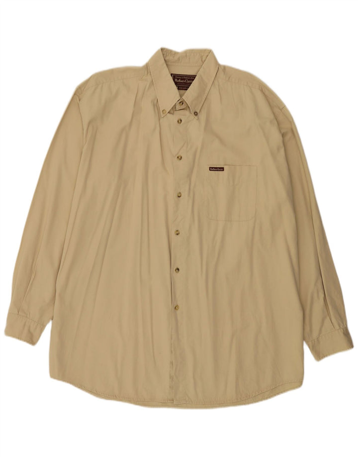 Marlboro Classics Herreskjorte 3XL Beige Bomuld