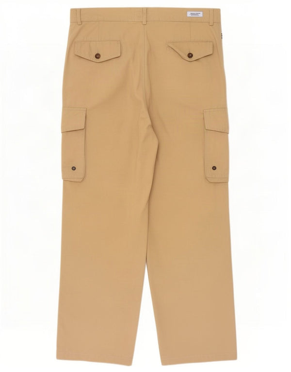 Fila Herre Straight Cargo Bukser IT 50 Large W34 L28 Beige Bomuld