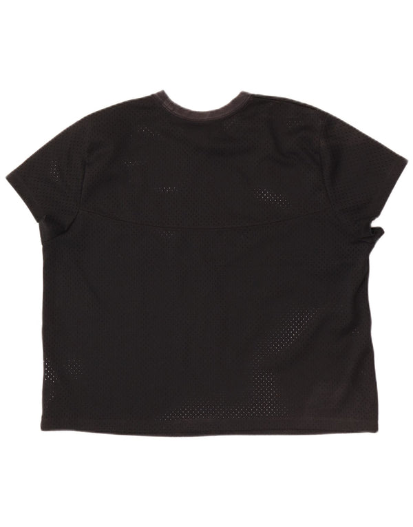 Nike Grafisk T-Shirt Top UK 18 XL sort polyester