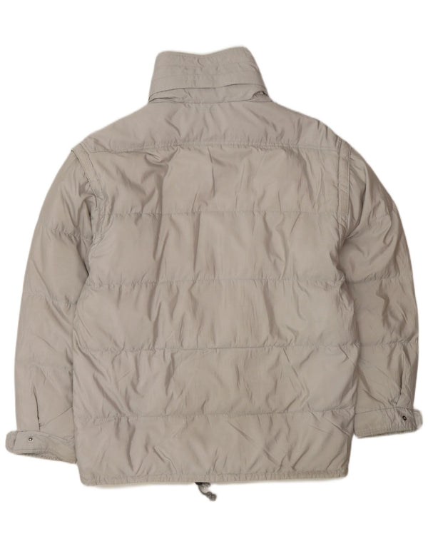 Ciesse Piumini Herre polstret jakke UK 40 Large Grå Polyester