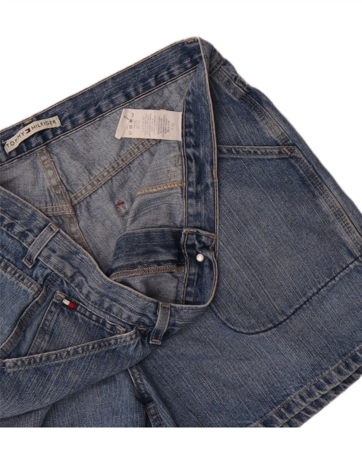 TOMMY HILFIGER denimshorts til kvinder US 14 XL W36 blå bomuld