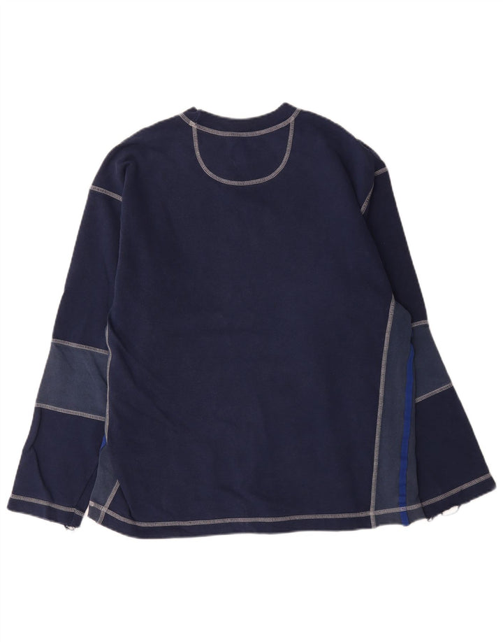 Levi's Herre Top Langærmet Medium Navy Blue Colourblock Bomuld