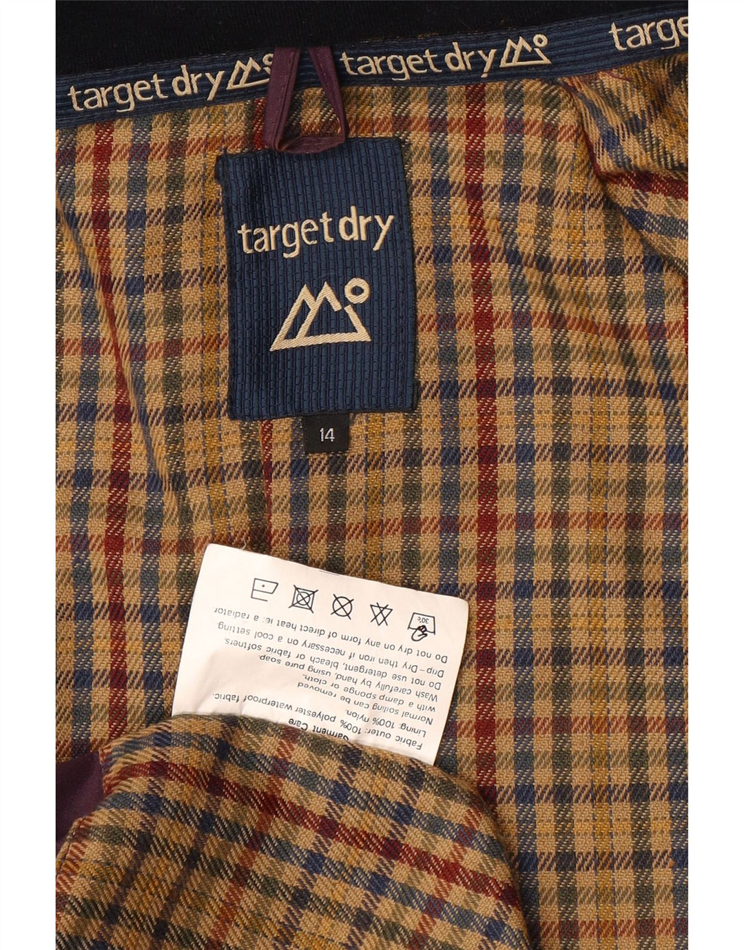 Target Dry Womens Oversized Hooded Trench Coat UK 14 Large Purple Polyester