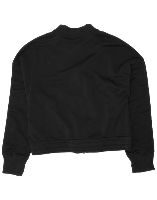 Nike træningsdragt topjakke til piger 10-11 år Medium Sort Colourblock