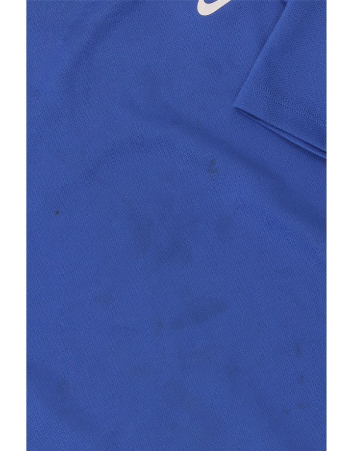 Nike Boys Dri Fit T-shirt Top 10-11 år Medium Blue Polyester