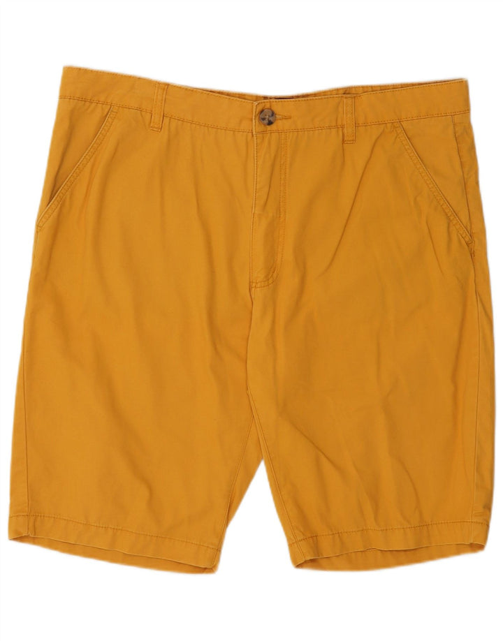 Dacks Herre Regular Fit Chino Shorts IT 52 XL W38 Gul Bomuld