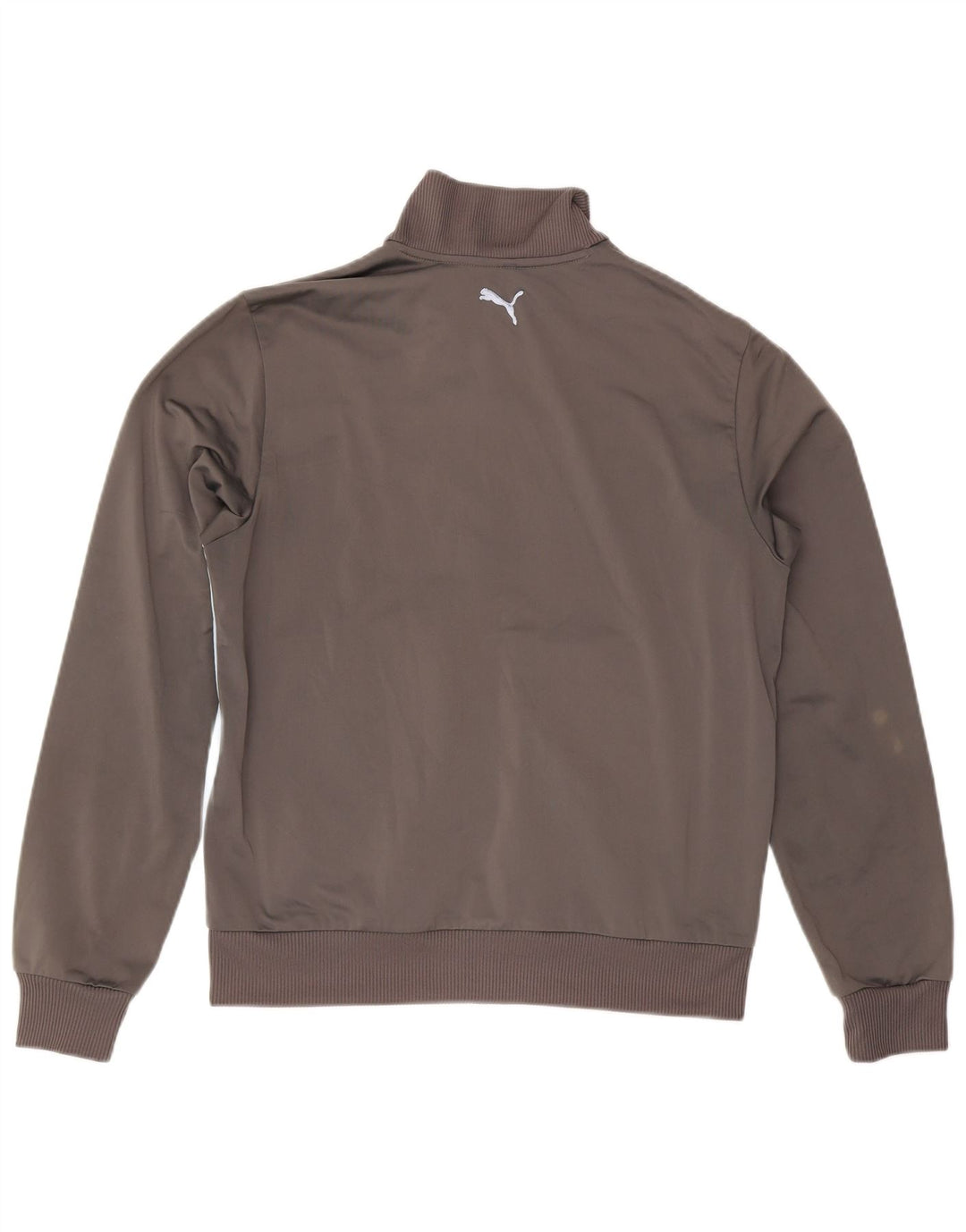 PUMA Mens Tracksuit Top Jacket Large Grey Colourblock Polyester