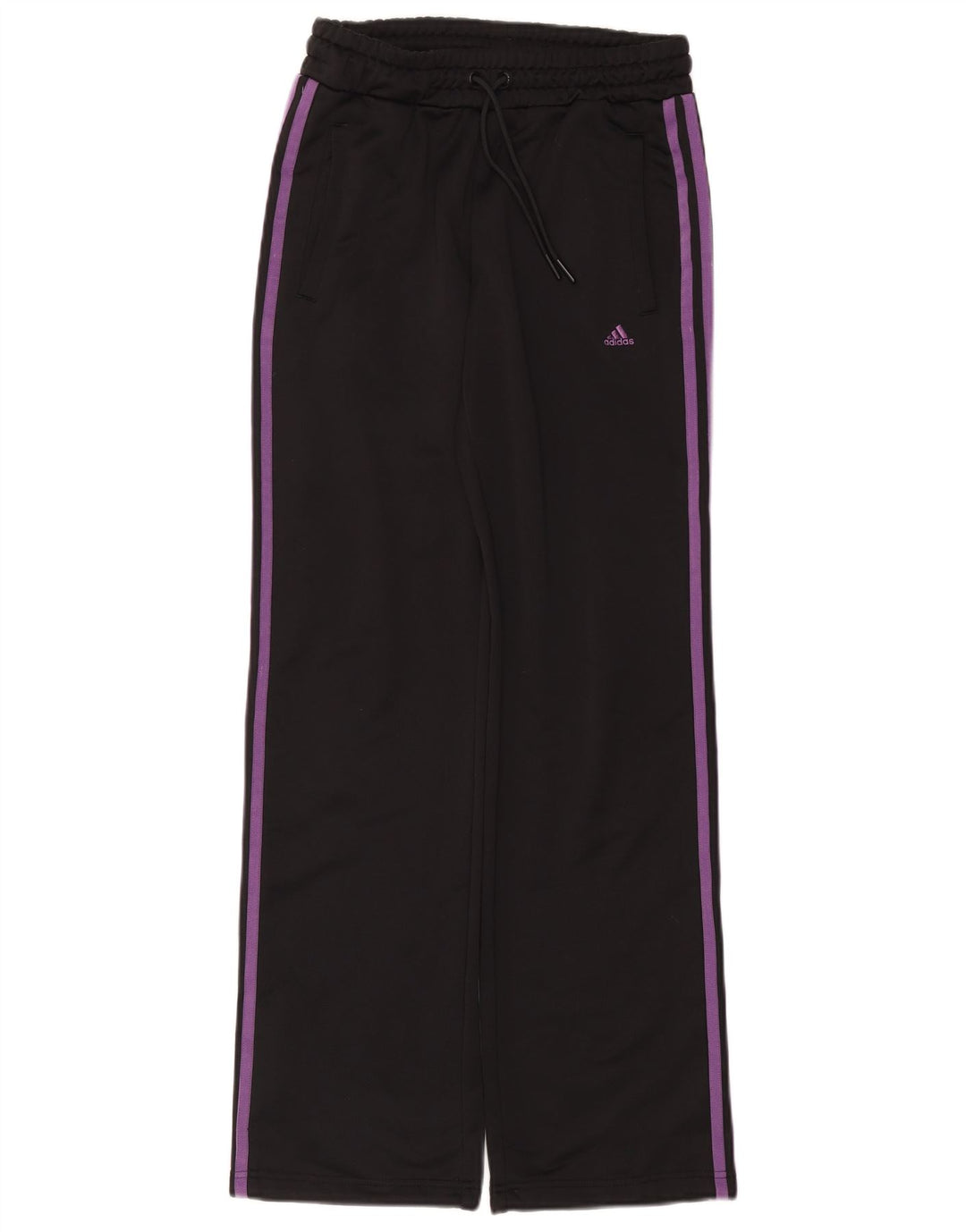 ADIDAS Træningsdragtsbukser til kvinder UK 10 Small Black Polyester