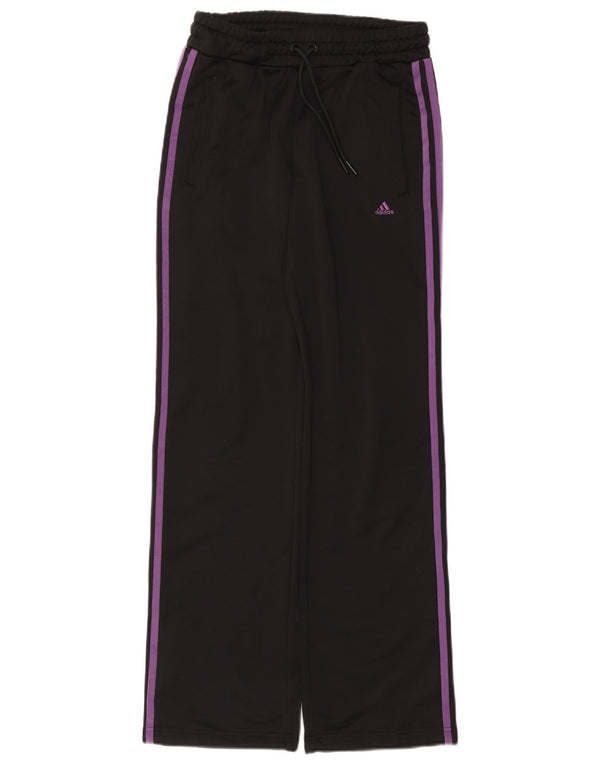 ADIDAS Træningsdragtsbukser til kvinder UK 10 Small Black Polyester